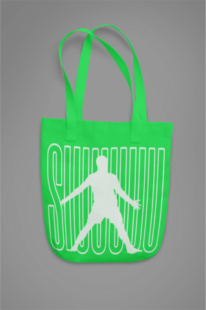 siuu tote bag green