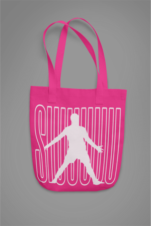 siuu tote bag pink