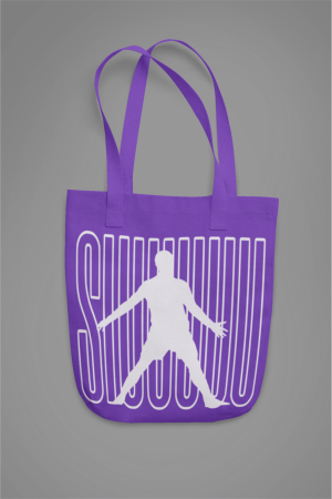 siuu tote bag purple