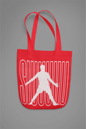siuu tote bag red