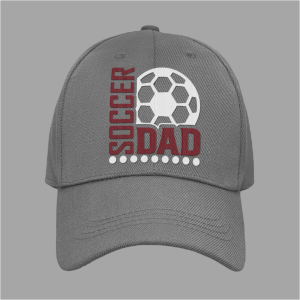 Soccer dad cap grey