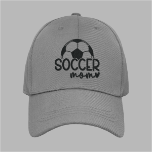 soccer mom cap grey