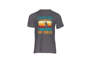 soccer dad t-shirt grey