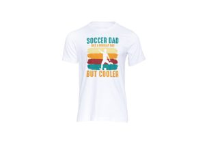 soccer dad t-shirt white