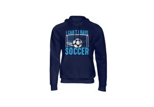 I can I have soccer hoody navy