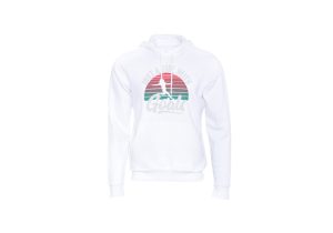 just a girl with goals hoody white