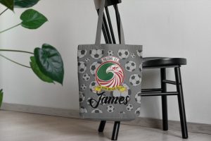 falcons club tote bag grey