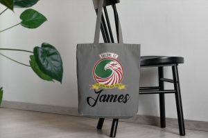 falcons club tote bag grey