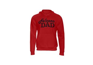 falcons dad hoody red