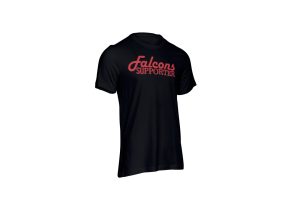 falcons supporter t-shirt black