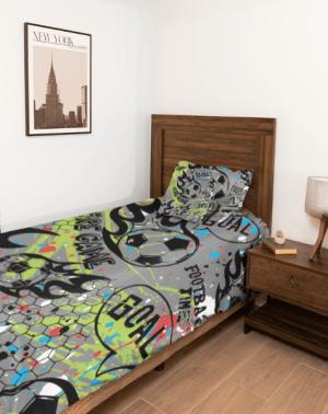 single soccer duvet set